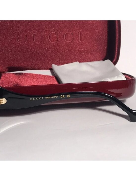 New Authentic Gucci GG1236o Black Women\'s Glasses main image 11
